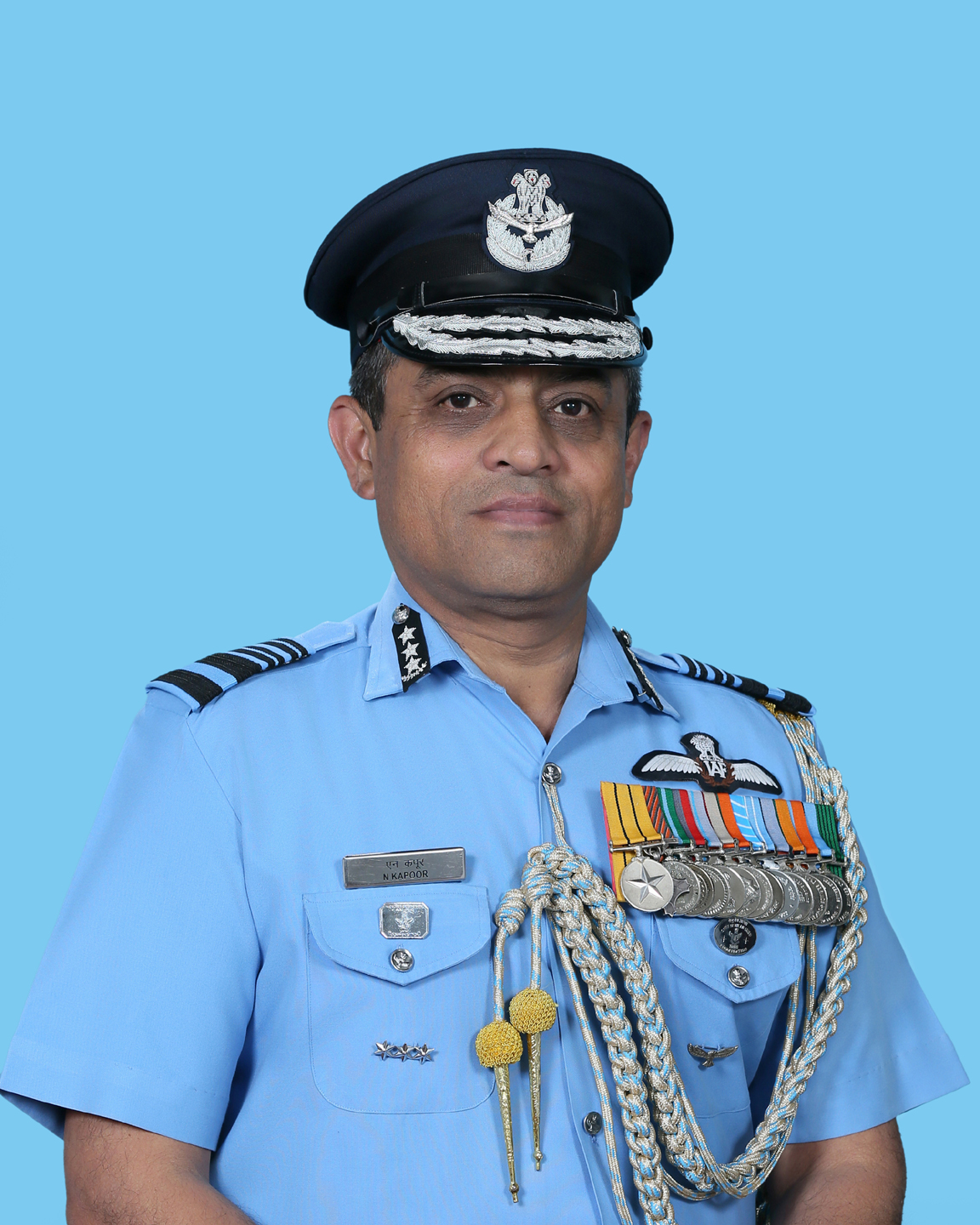Air Marshal Nagesh Kapoor in Indian Air Force uniform